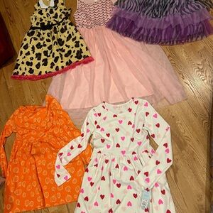 Cat & Jack Pink Sequin Dress and Gold Lined Jacket